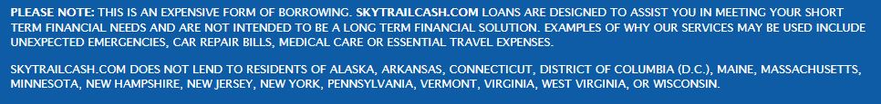 Sky Trail Cash Read This Before You Borrow Credit Summit