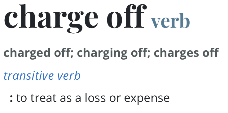 Severe Level Of Charge Offs